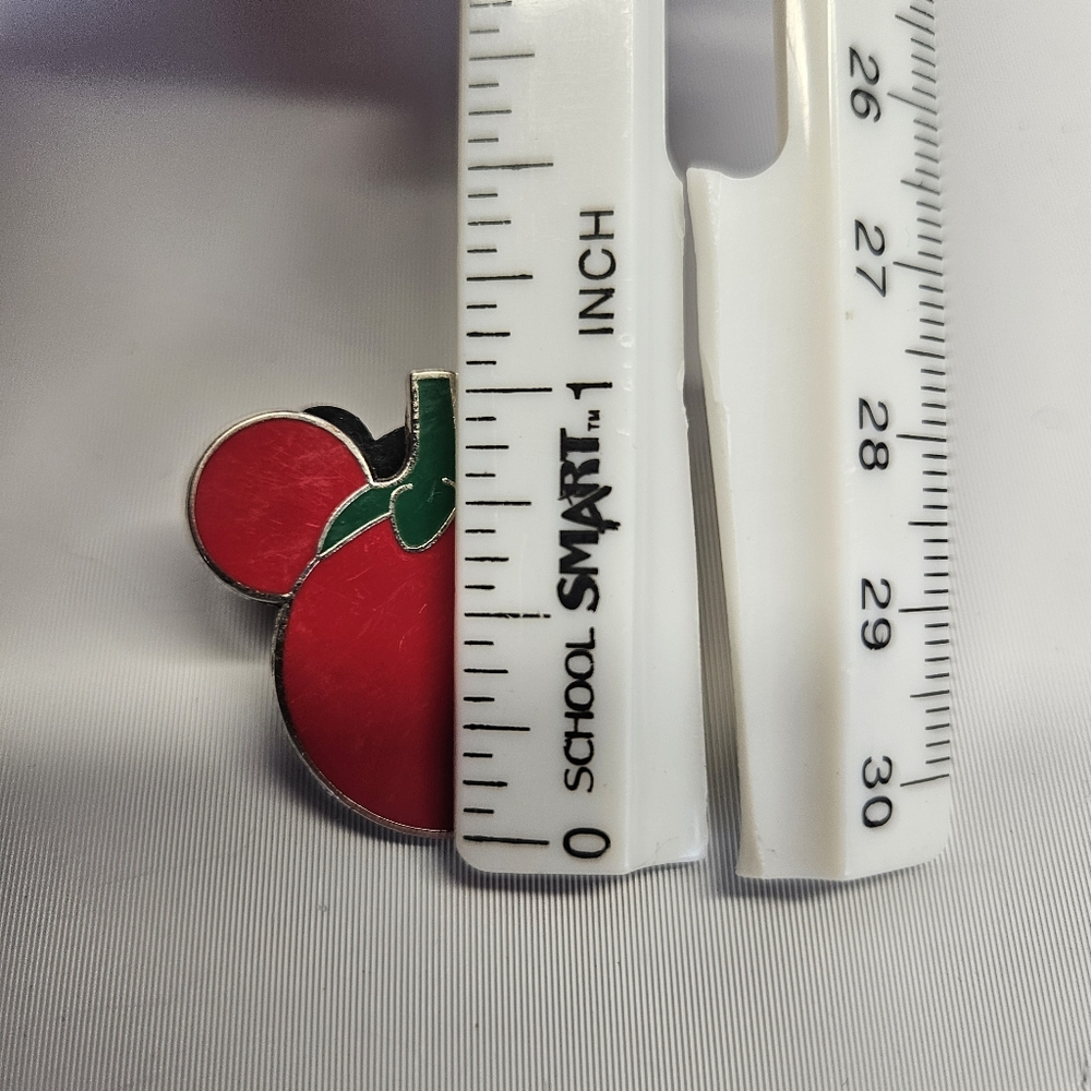 Disney Parks Hidden Mickey 3 Of 5 Tomato Mickey Head Food Icon Pin Trading - Picture 2 of 5